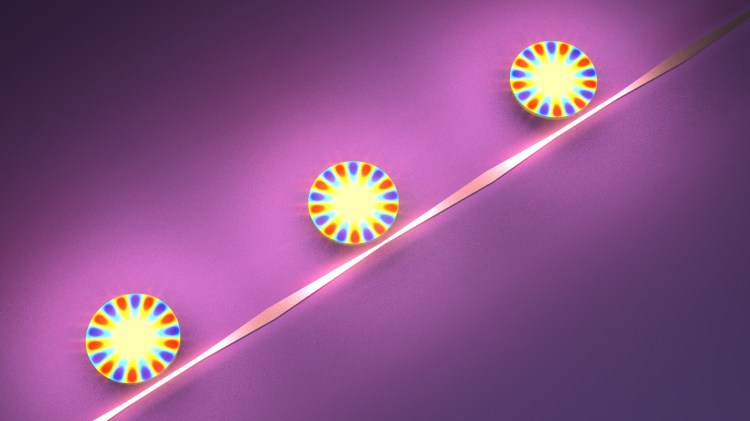 cascaded coupled resonators